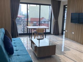 Căn hộ 1k1n với ban công, sân thượng view hồ full nội thất tai lạc long quân tây hồ