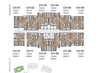 Cần bán căn chung cư tecco thịnh đán  diện tích 72m2, 76m2 giá chỉ từ 15xx   0916 456 ***