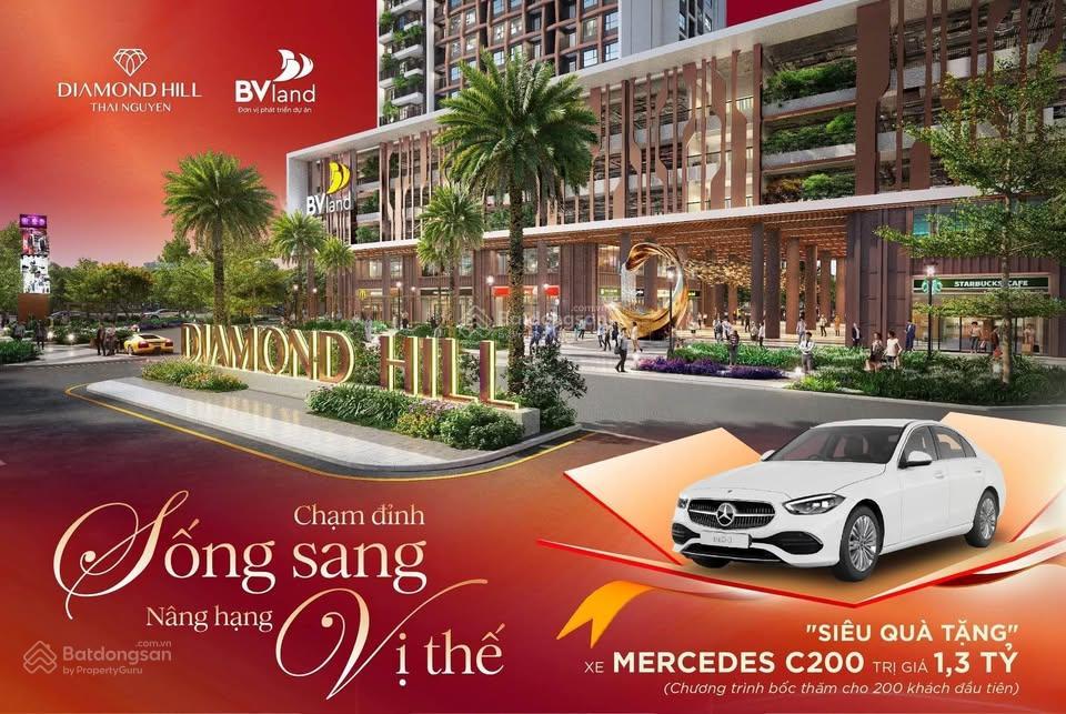 Trúng mercedes c200 ưu đãi cực khủng cho 200 khách hàng đầu tiên! diamond hill thái nguyên