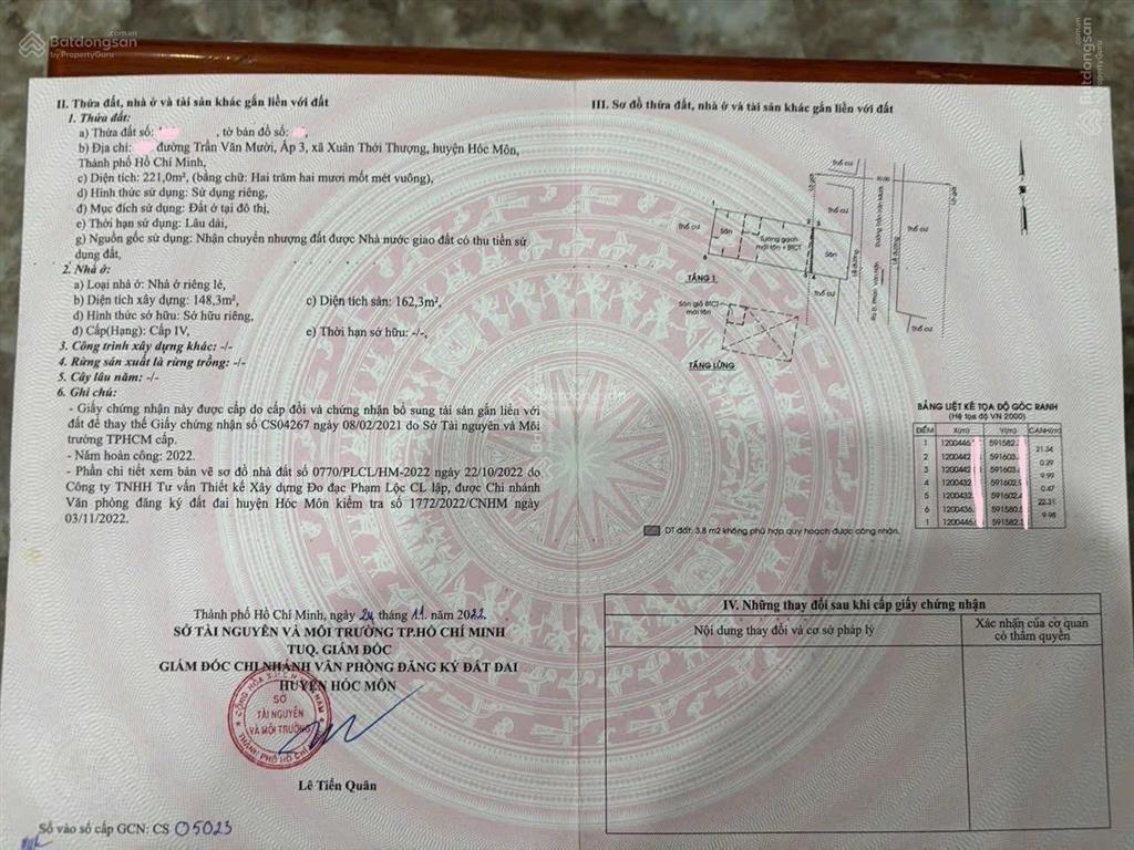 Bán nhà ở kết hợp kinh doanh mặt tiền đường trần văn mười