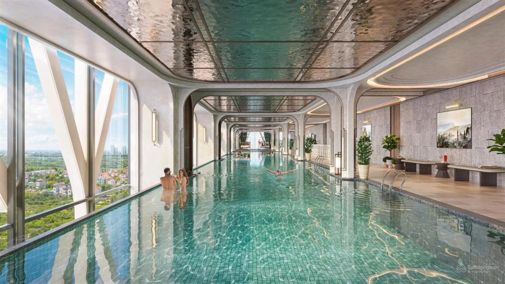 Penhouse sân vườn, dt=236m2 bàn giao cao cấp view hồ và sông hồng, q. hoàng mai (97tr/m2)