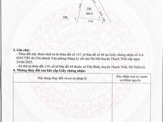 Chính chủ bán mảnh 300m2 xã yên xuân hà nội