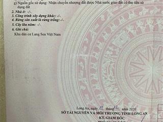 Tôi chính chủ cần bán nhanh lô làng sen đã có sổ dt 84m2, giá 890tr.  0907 705 ***