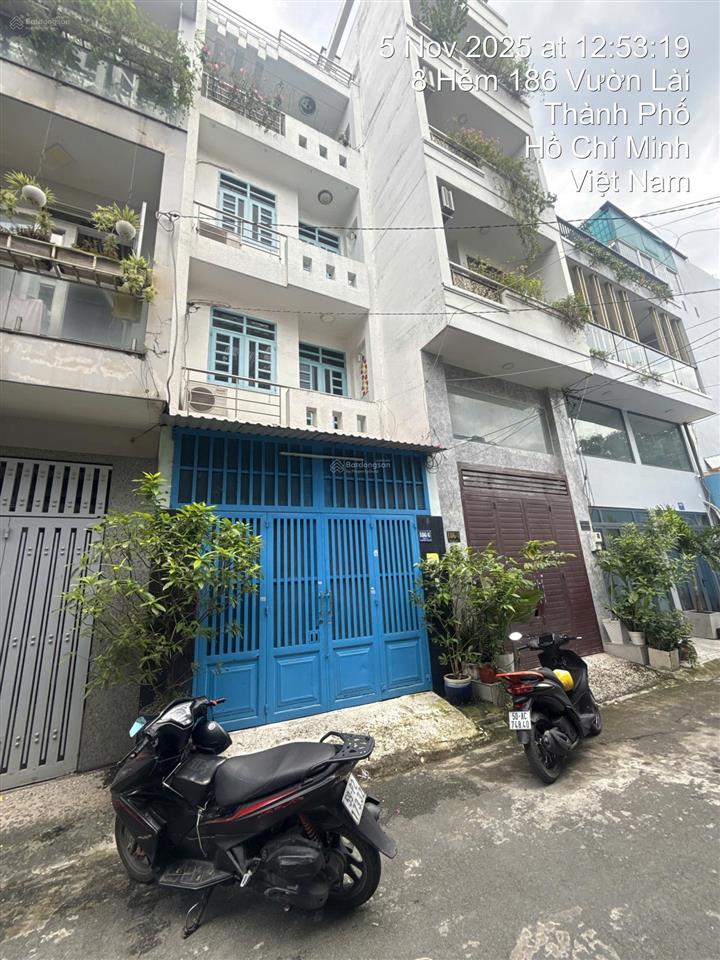 Nhà hẻm 6m vườn lài, tân phú, dt 4x14m đúc 5 tấm, giá hot 7.95 tỷ tl chút