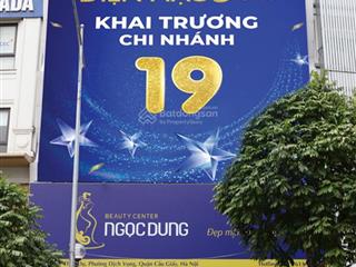 Cho thuê mbkd khúc thừa dụ  cầu giấy, 150m x 7 tầng, mặt tiền 10m