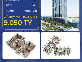 Em cần bán căn góc 103m2  3n 2vs hướng đn tầng 31 tòa hh02 kepler mỗ lao  0934 574 ***