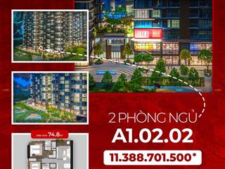 Căn 2 phòng ngủ 75m2  sở hữu sân vườn riêng  giá gốc chủ đầu tư