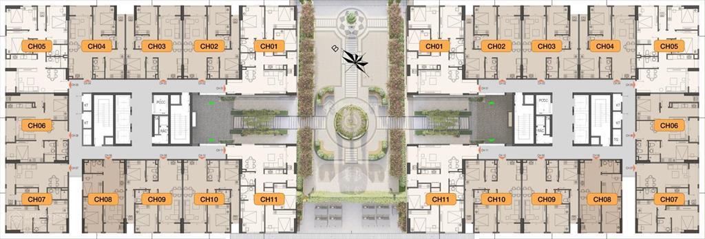 Chính chủ bán căn hộ the charm an hưng, 7,9 tỷ, 91m2, view đẹp, mát, giá rẻ nhất dự án