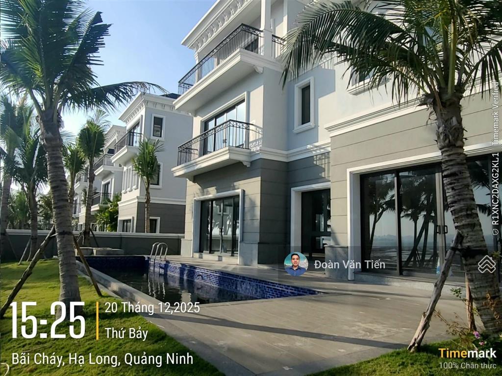 Biệt thự 25m dài mặt biển grand bay hạ long sở hữu lâu dài hướng nam