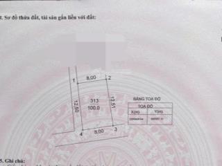 Bán gấp lô góc mt 8m, 2 mặt đường oto tải thông, gần chợ, sổ đỏ, không lỗi. giá rẻ 0862 859 ***