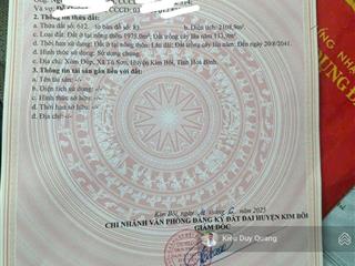 2108m2 có tới 1975m2 thổ cư tại tú sơn, kim bôi giá chỉ 2,85 tỷ,  ngay 0962 783 ***