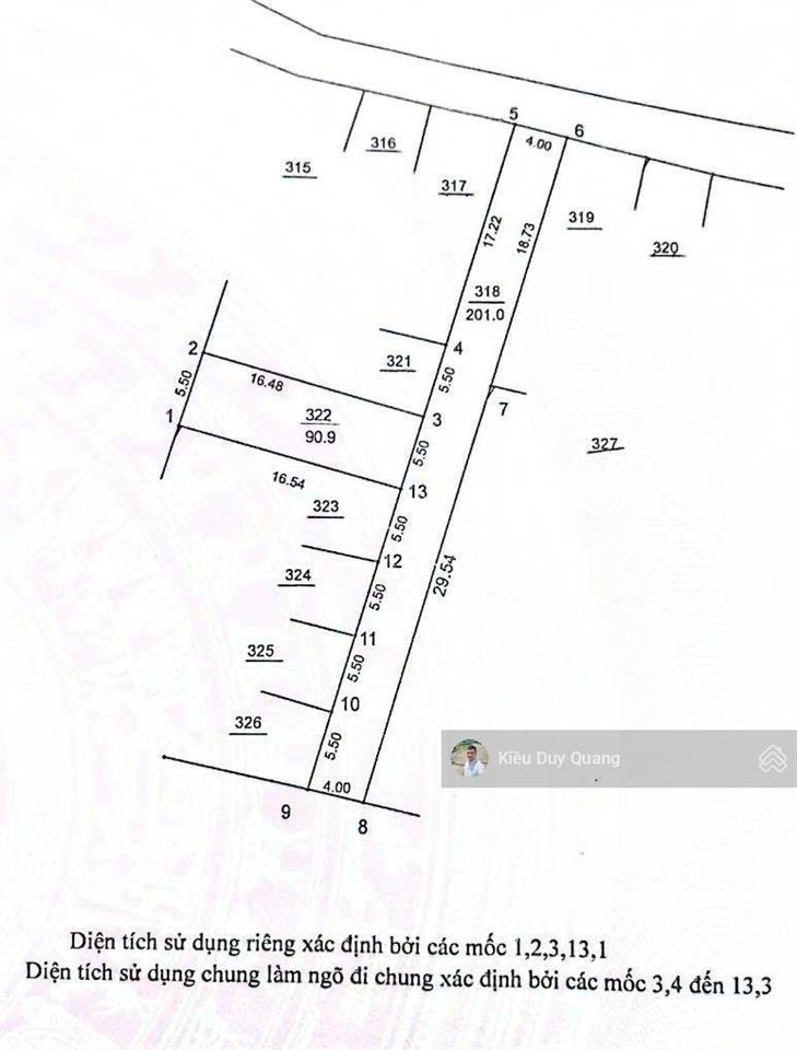 90.9m2 mt5.5m vuông vắn thôn cánh chủ xã bình yên,thạch thất. giá 3 tỷ  0962 783 ***