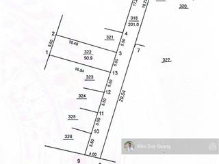 90.9m2 mt5.5m vuông vắn thôn cánh chủ xã bình yên,thạch thất. giá 3 tỷ  0962 783 ***