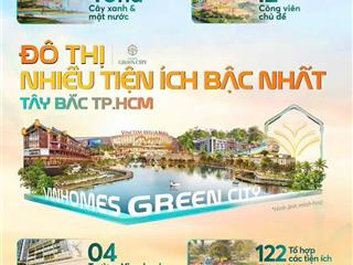 Nhà phố liền kề 4pn, 3wc tại vinhomes green city, 60m2