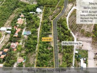 Siêu phẩm lô góc mặt tiền đường 81 phước đồng, nha trang 5.353,75m² qh full đất ở đô thị