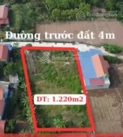 Đất khoái châu, hưng yên 1220m2. full thổ cư. mặt tiền 30m. có thể chia 16 lô đầu tư quá đẹp