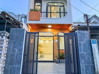 Bán nhà trệt lầu xây mới 3 phòng ngủ  đường f5 kdc tổ 3a, p an bình, gần chợ nổi cái răng