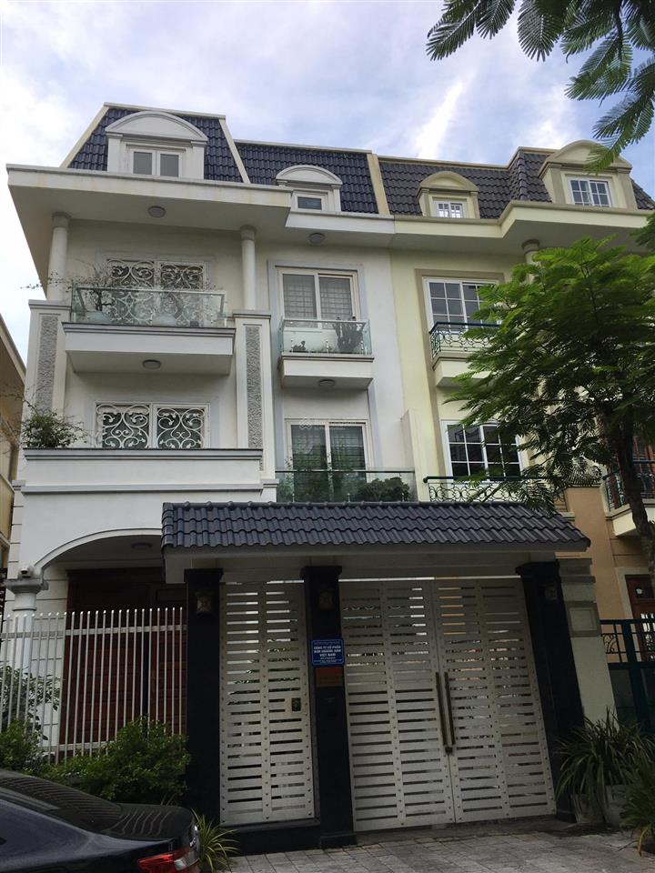 Cho thuê biệt thự 220m2 x 4 tầng kđt nam cường, đường tố hữu quận hà đông, tp hà nội