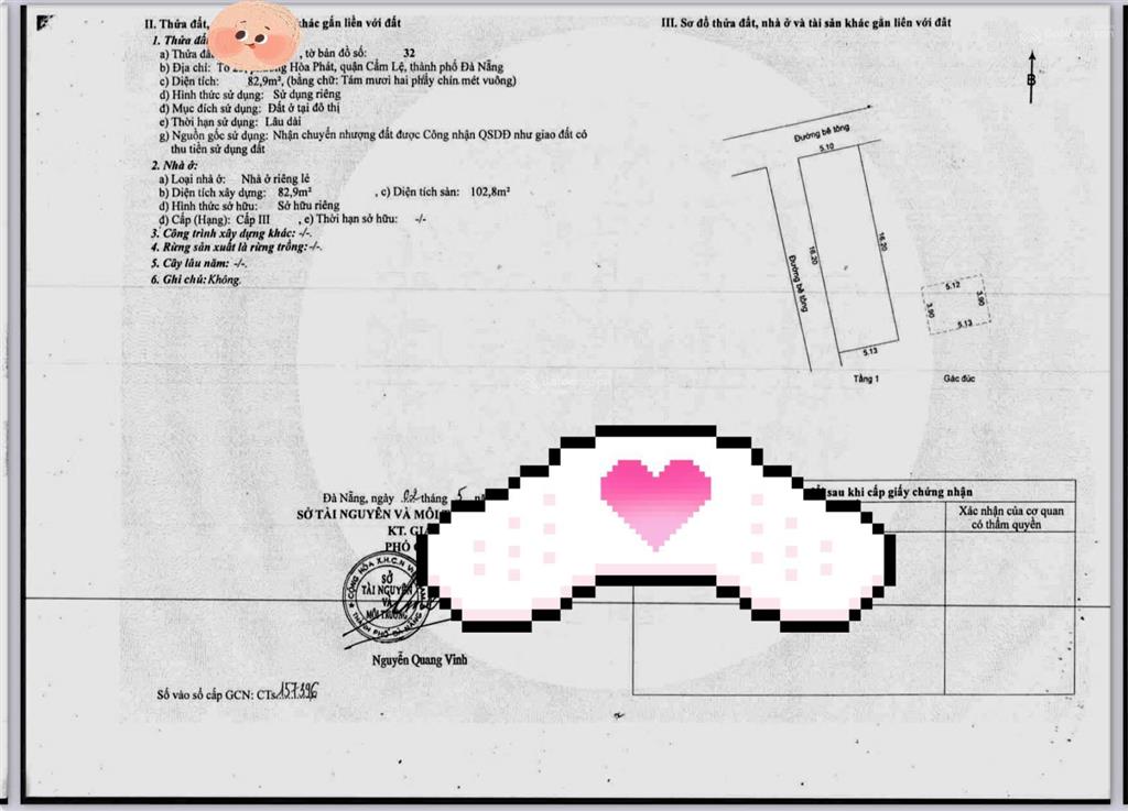 Bán nhà cấp 4 hai mặt tiền kiệt ô tô 5 mét thông đường tôn đản