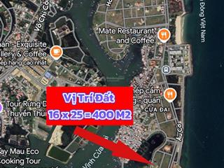 Bán lô đất biệt thự biển cửa đại tp hội an đường lý thái tông có view trực diện sông