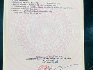 Bán đất kiệt ô tô đường tô hiệu ngang 8 mét