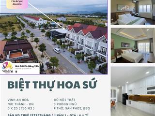 Chính chủ bán biệt thự hoa sứ  đầy đủ nội thất  có sẵn hd thuê 12/tháng