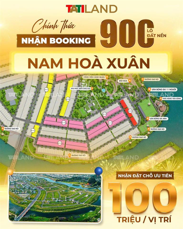 [ sun group ] nhận booking ưu tiên chọn vị trí phân khu đầm sen dự án nam hoà xuân, đà nẵng