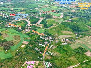 Bán lô góc 4000m2 đất thổ cư vị trí đẹp nằm giữa sông cầu và thị trấn, sẵn cây ăn trái
