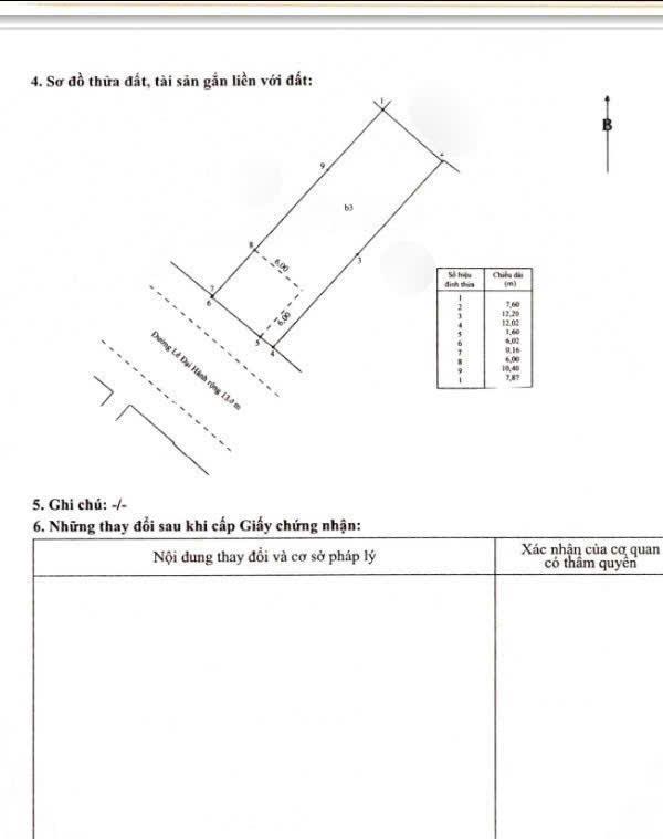 Nhà 3 tầng mặt tiền lê đại hành 185m2 bán 29 tỷ