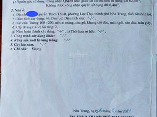Cần bán nhà 2 tầng tại hẻm 11 nguyễn thiện thuật thông ra chợ đêm đường hùng vương, nha trang