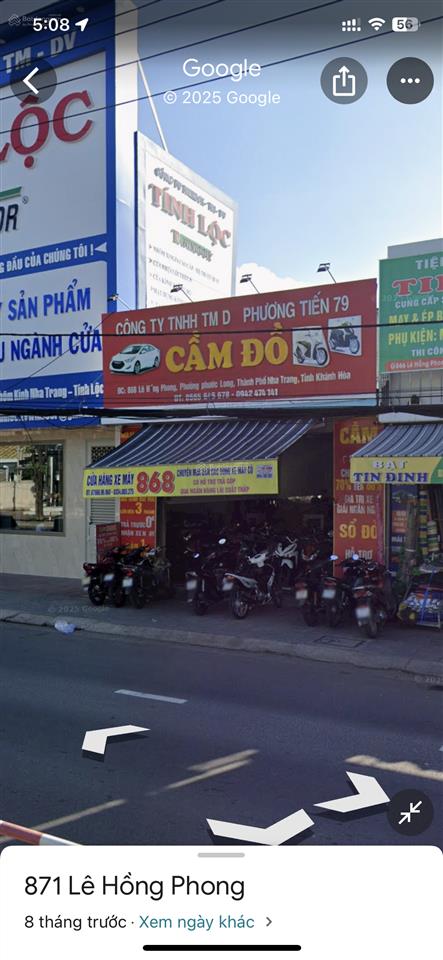 Cần cho thuê mặt bằng kinh doanh số 868 lê hồng phong  nha trang  giá thuê 12 tr/tháng