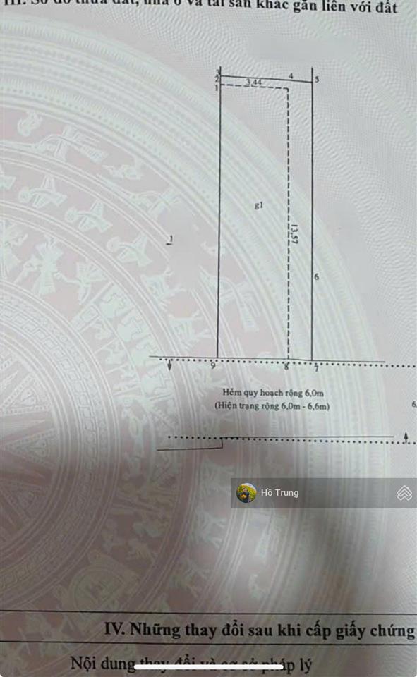 Bán đất có dãy trọ mặt đường hoàng trinh  cách biển 200m giá 6 tỷ