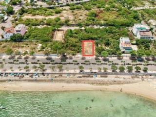 Đất biệt thự mặt biển đường nguyễn cơ thạch, kđt vĩnh hòa, nha trang giá 115 tr/m2. dt 450 m2
