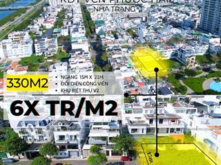 Giá tốt nhất cho 1 lô đất biệt thự chỉ 62 triệu/m2, giỏ hàng 5lô biệt thự đẹp bán tại vcn phước hải