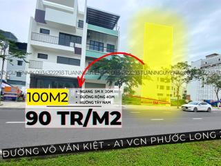 Đất mặt đường võ văn kiệt lộ giới 30m vcn phước long 2, lô đất 9 tỷ nhà thô vcn chuyển nhượng 12 tỷ