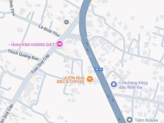 Bán đất trần quý cáp, 14,5 tỷ, 693m2, pháp lý đầy đủ, full thổ cư, dt 14,5x48, đất 3 mặt tiền