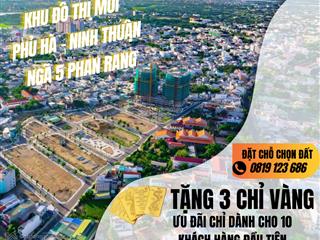 Bán đất xây nhà thổ cư 100% khu vực trần phú  phường phủ hà  ngã 5 phan rang