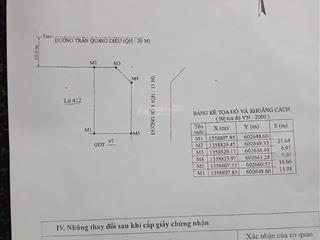 Bán lô góc biệt thự trần quang diệu  kđt bắc vĩnh hải  p. vĩnh hoà  tp. nha trang. giá 50trđ/m2