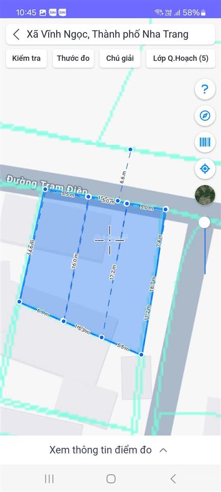 Bán đất 2 mặt tiền đường vũ ngọc nhạ (đường trạm điện)  thôn hòn nghê 2  xã vĩnh ngọc  nha trang