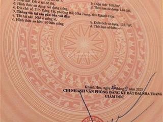 Bán đất sát đường đặng tất  p. vĩnh hải  tp. nha trang (p. bắc nha trang). dt 168,5m2 giá 14,5 tỷ