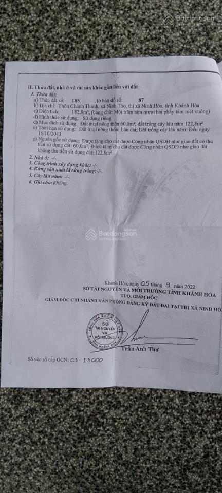 Bán nhà gần khu công nghiệp dốc đá trắng khu vân phong