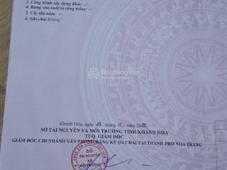 Bán đất 238,8m2 tại xã vĩnh thạnh, nha trang, khánh hòa, giá siêu hời 17 triệu vnd