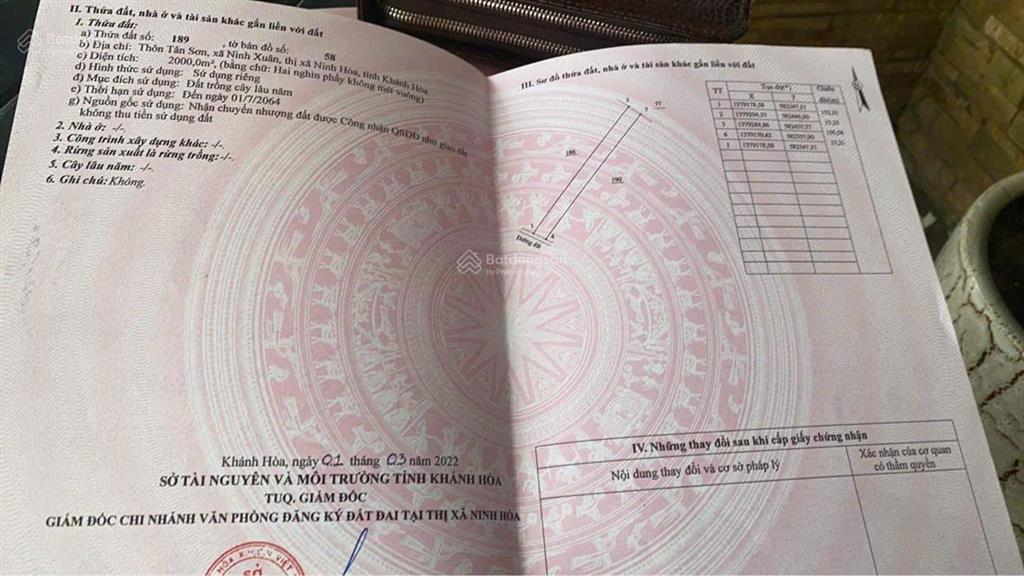 Bán đất vườn khu công nghiệp ninh xuân đối diện khu công nghiệp
