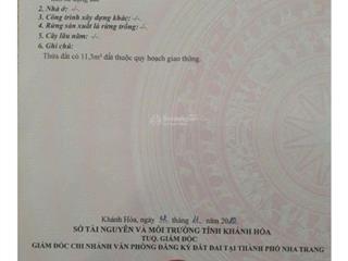 Bán lô đất mặt tiền đường bắc sơn phường bắc nha trang