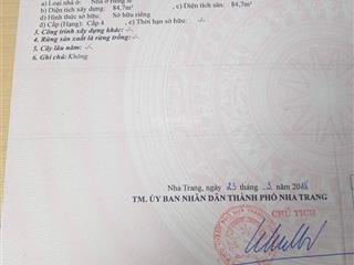Bán nhà 3 tầng mặt tiền đường trần phú vĩnh nguyên nha trang