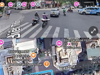 Bán khách sạn mặt tiền đường biệt thự khu phố tây nha trang