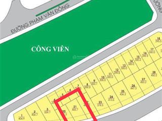 Bán đất lô 21 khu 3, mặt biển nha trang, đường nguyễn cơ thạch, dt 405,7m2  giá bán 110tr/m2