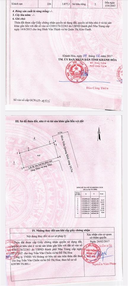 Bán ks 20 tầng có 80 phòng kd. giá 130 tỷ. đường trần quang khải, khu phố tây nha trang. dtsd 3877m