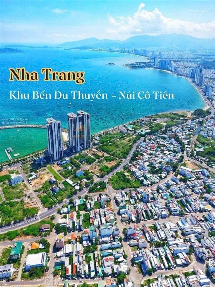 Cần bán 115 tr/m. lô đất mặt tiền nguyễn cơ thạch, vĩnh hoà, nha trang dt 453.1m2 (ngang 15m) h.nam