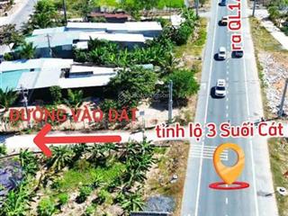 Đất thổ cư cách điểm ra vào cao tốc bắc nam chỉ 200m. cam lâm, khánh hoà.